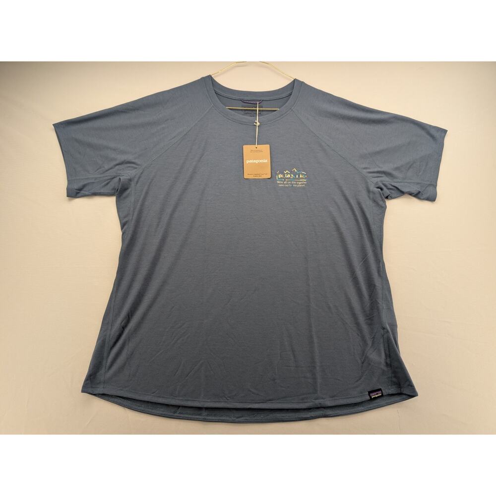 NWT Patagonia Women's Capilene Cool Trail Graphic Shirt XL
